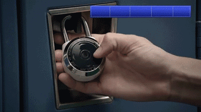 1600萬種密碼組合，科技感十足的觸控密碼鎖